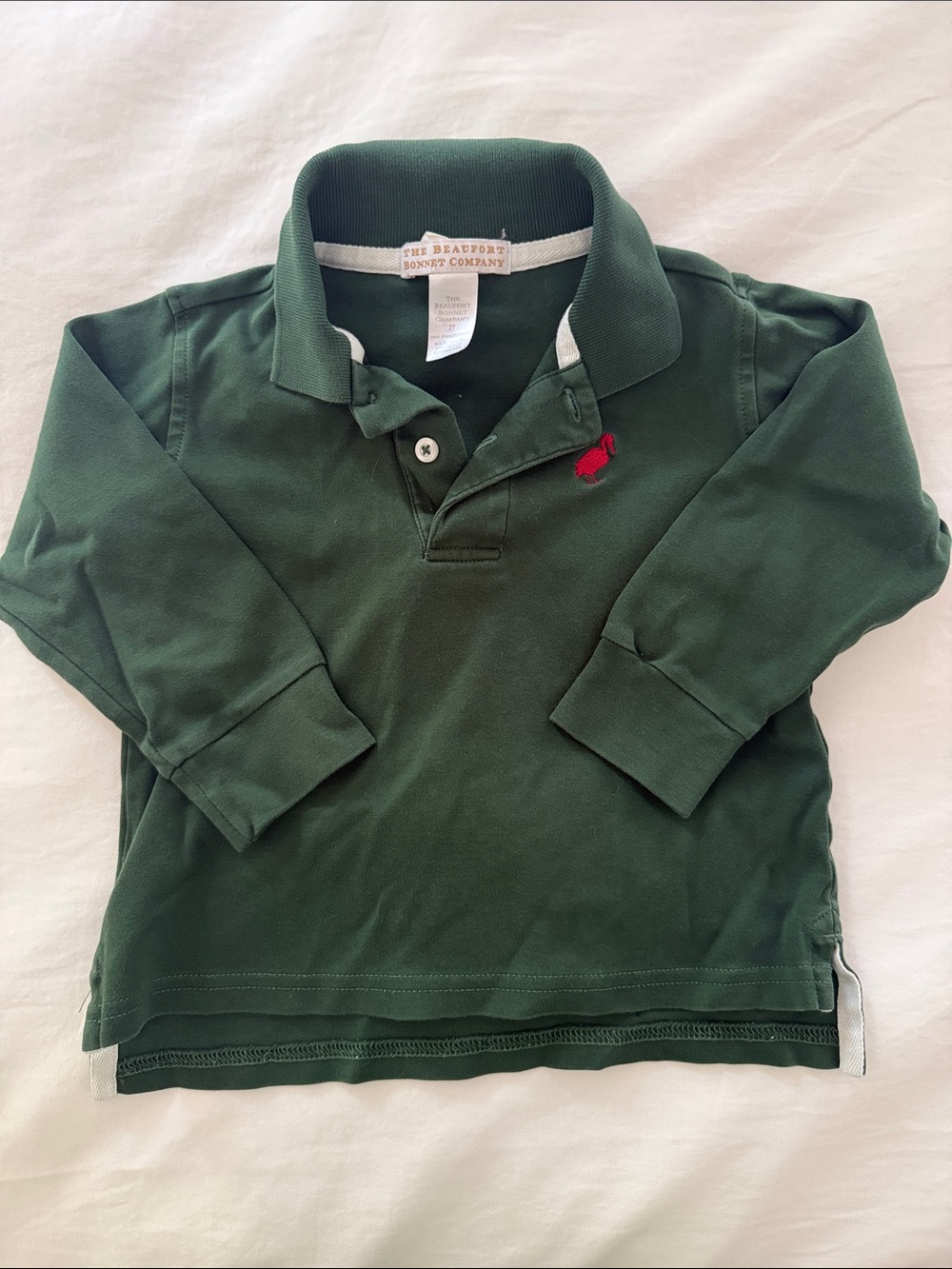 TBBC Boys Green Polo size 2T